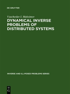 cover image of Dynamical Inverse Problems of Distributed Systems